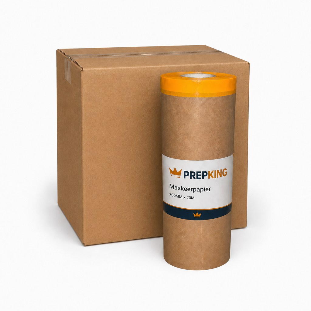 Prep King - Doos 12 rollen - Maskeer Papier - 300mm x 20m
